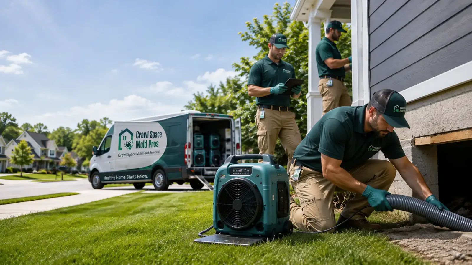 Crawl Space Mold Removal in Valley View, PA